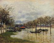 阿尔弗莱德 西斯莱 : The Flood on the Road to Saint-Germain